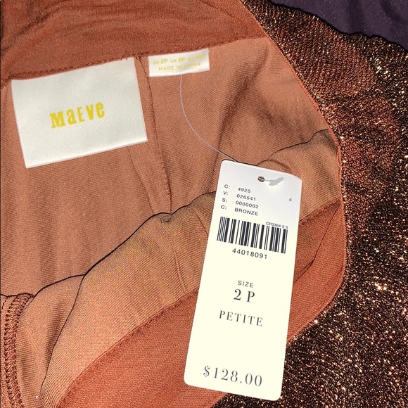 Ladies Anthropologie Maeve Skirt Pants Size 2P NWT - Picture 3 of 5